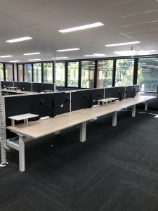 Installation of 200 Sit:stand workstations-Mariquino - Furniture installation melbourne