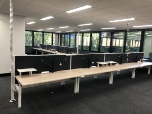 Installation of 200 Sit:stand workstations-Mariquino - Furniture installation melbourne