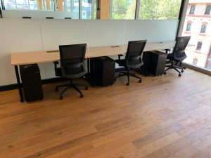 Installation of 500 fixed height workstations-Mariquino - Furniture installation melbourne