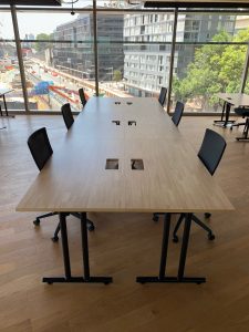 Installation of 500 fixed height workstations-Mariquino - Furniture installation melbourne