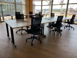 furniture Installation of 500 fixed height workstations-Mariquino - Furniture installation melbourne